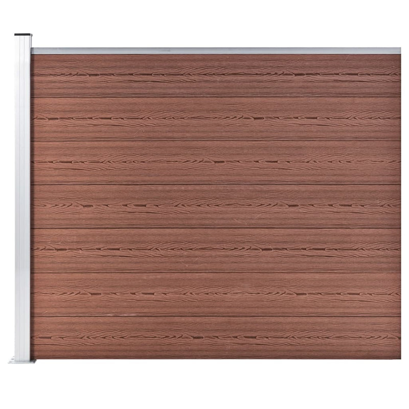 Afbeelding laden in galerijviewer, Vidaxl schuttingpaneel 175x146 cm hkc bruin