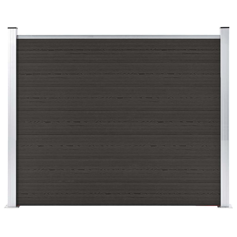 Afbeelding laden in galerijviewer, Vidaxl schuttingpaneel 180x146 cm hkc zwart
