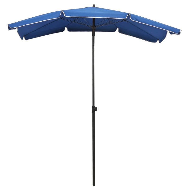Afbeelding laden in galerijviewer, Vidaxl parasol met paal 200x130 cm azuurblauw