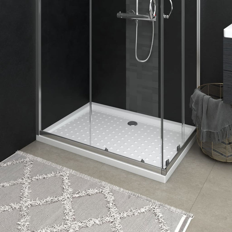 Afbeelding laden in galerijviewer, Vidaxl douchebak met noppen 70x100x4 cm abs wit
