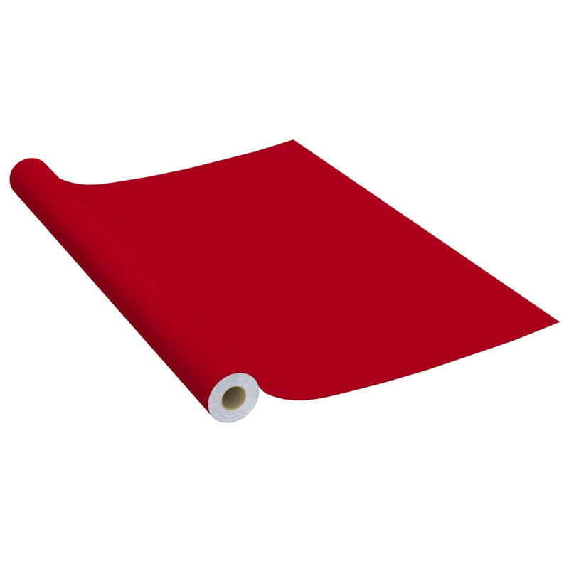 Afbeelding laden in galerijviewer, Vidaxl meubelfolies zelfklevend 2 st 500x90 cm pvc rood