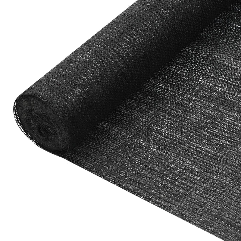 Afbeelding laden in galerijviewer, Vidaxl privacy net zwart 2x50 m hdpe 75 g m²