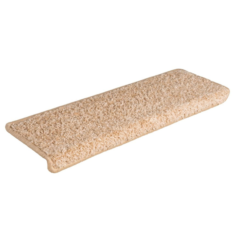 Afbeelding laden in galerijviewer, Vidaxl trapmatten 15 st 65x21x4 cm goud rechthoekige rand