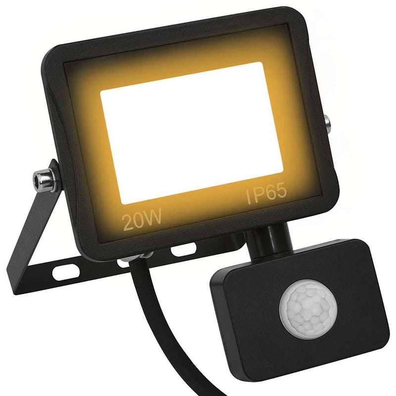 Afbeelding laden in galerijviewer, Vidaxl spotlight met sensor led 20 w warmwit