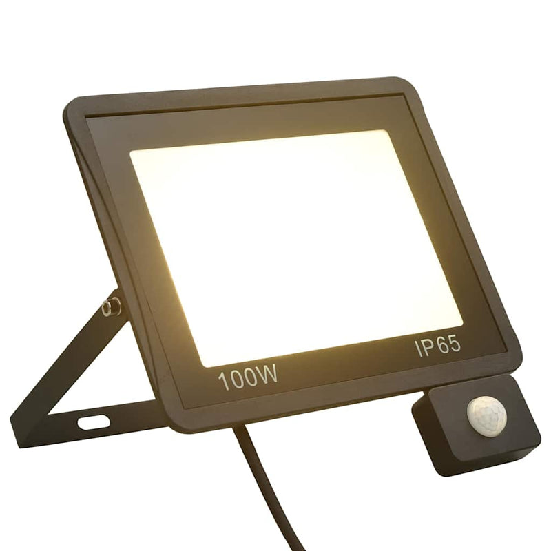 Afbeelding laden in galerijviewer, Vidaxl spotlight met sensor led 100 w warmwit