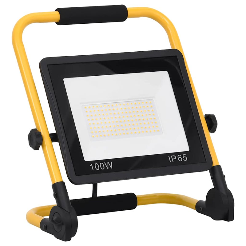 Afbeelding laden in galerijviewer, Vidaxl spotlight met handvat led 100 w warmwit