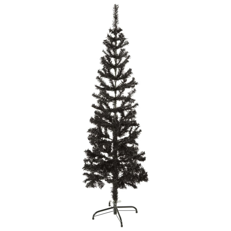 Afbeelding laden in galerijviewer, VidaXL Kerstboom smal 120 cm zwart