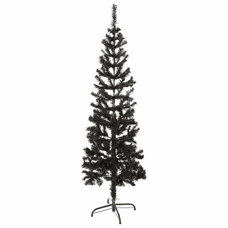 Afbeelding laden in galerijviewer, Vidaxl kerstboom smal 150 cm zwart