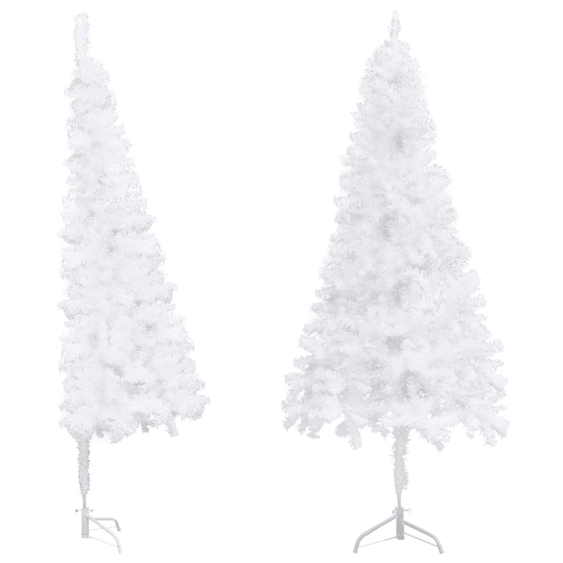 Afbeelding laden in galerijviewer, VidaXL Kunstkerstboom hoek 180 cm PVC wit