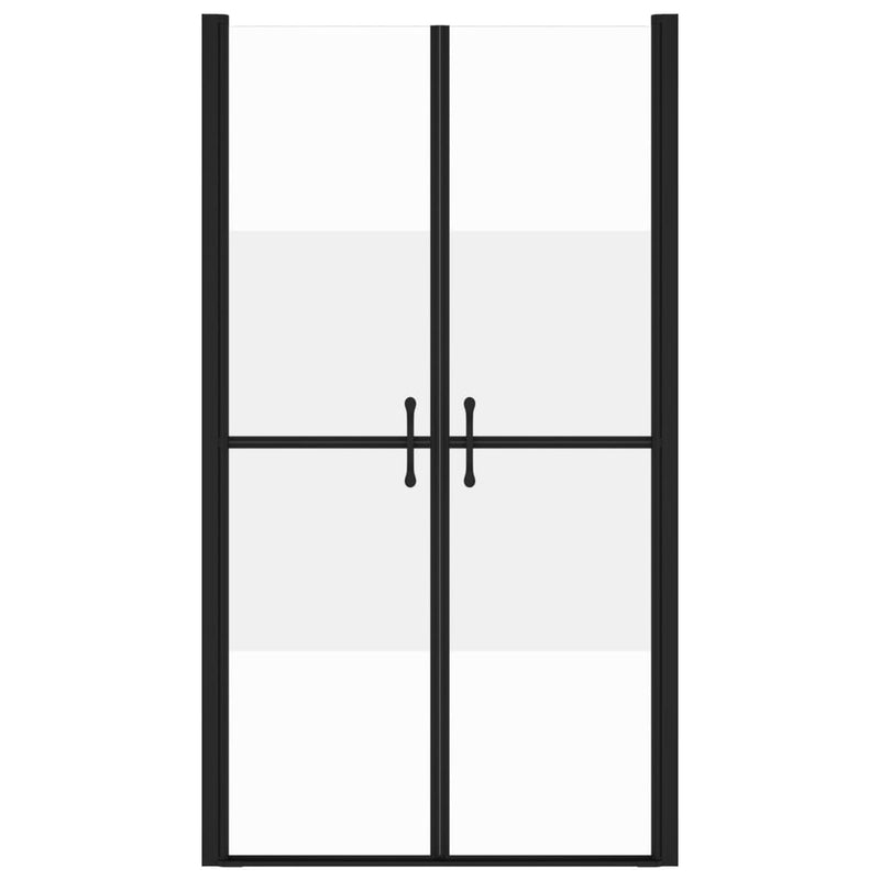 Afbeelding laden in galerijviewer, Vidaxl douchedeur (78-81)x190 cm esg halfmat