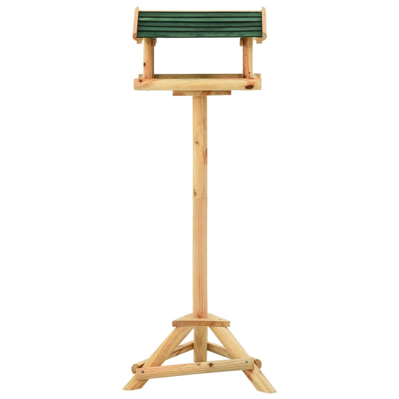 Afbeelding laden in galerijviewer, Vidaxl vogelvoeder met standaard 37x28x100 cm massief vurenhout