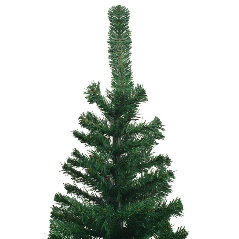 Afbeelding laden in galerijviewer, VidaXL Kunstkerstboom met verlichting en kerstballen L 240 cm groen