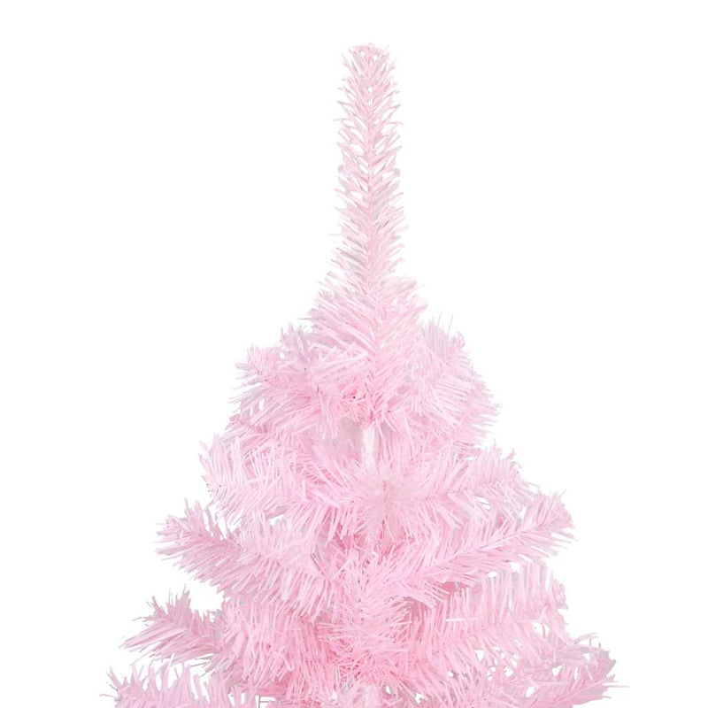 Afbeelding laden in galerijviewer, Vidaxl kunstkerstboom met verlichting en kerstballen 180 cm pvc roze