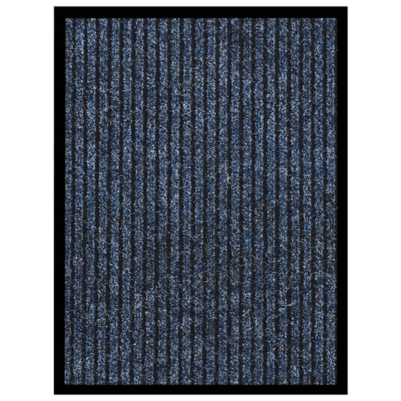 Afbeelding laden in galerijviewer, Vidaxl deurmat 40x60 cm gestreept blauw