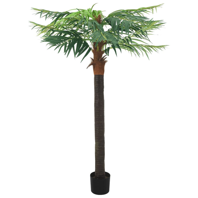 Afbeelding laden in galerijviewer, Vidaxl kunstboom met pot phoenixpalm 215 cm groen