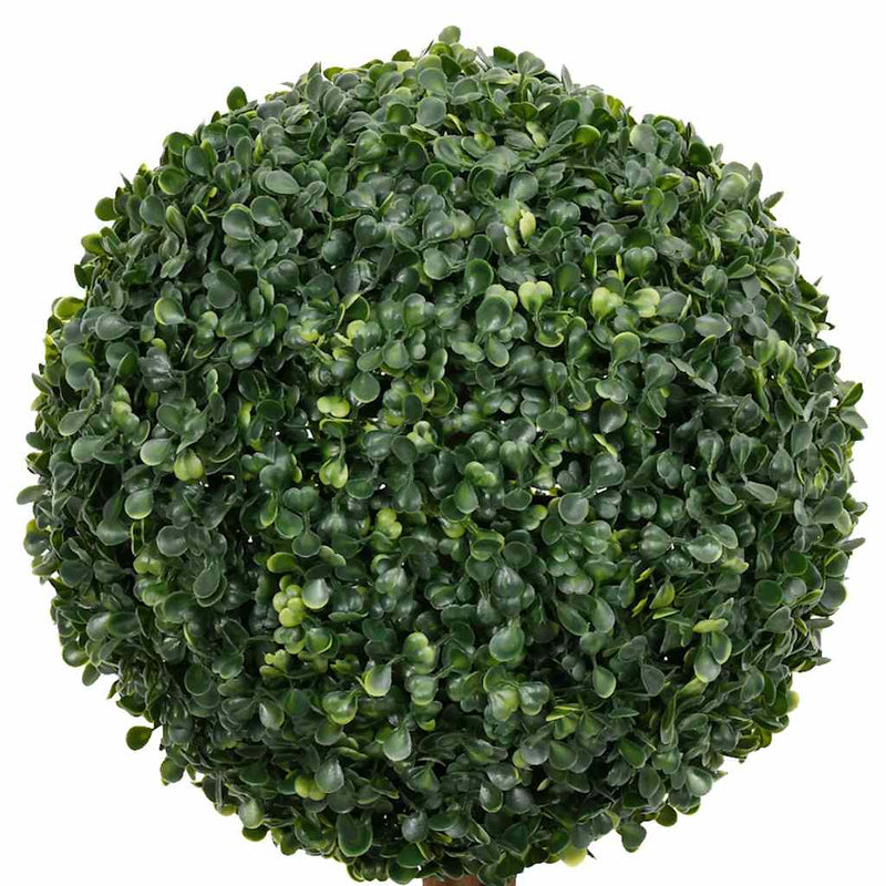 Afbeelding laden in galerijviewer, Vidaxl kunstplant met pot buxus bolvorming 119 cm groen