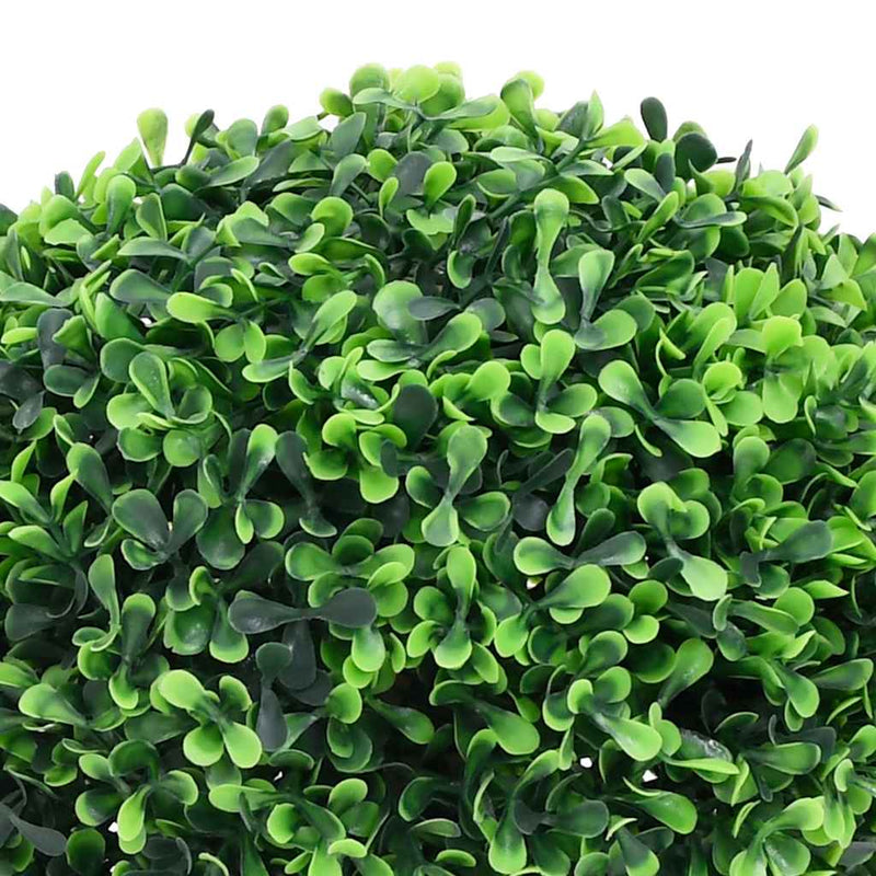 Afbeelding laden in galerijviewer, Vidaxl kunstplanten met pot 2 st buxus bolvorming 37 cm groen