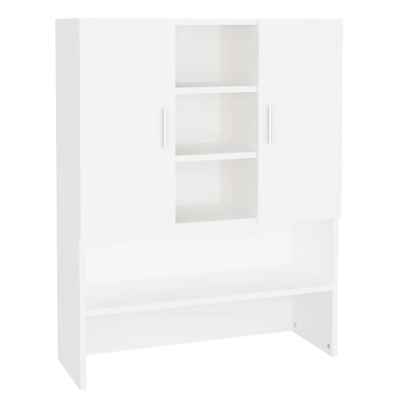 Afbeelding laden in galerijviewer, Vidaxl wasmachinekast 70,5x25,5x90 cm wit