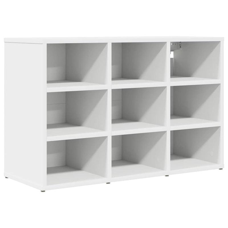 Afbeelding laden in galerijviewer, Vidaxl schoenenkast met plank wit 77,5 x 30 x 51 cm bewerkt hout