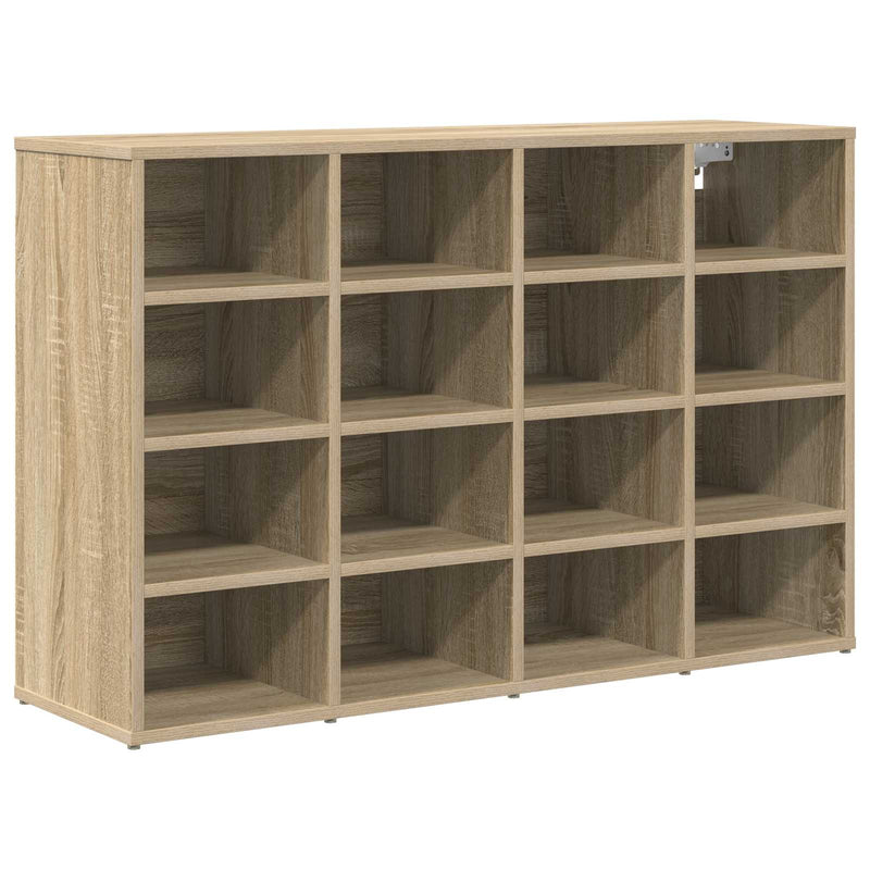 Afbeelding laden in galerijviewer, Vidaxl schoenenkast sonoma eiken 103 x 30 x 67 cm bewerkt hout