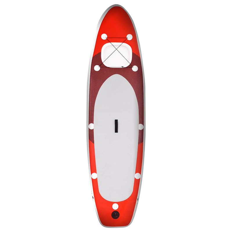 Afbeelding laden in galerijviewer, Vidaxl stand up paddleboardset opblaasbaar 330x76x10 cm rood