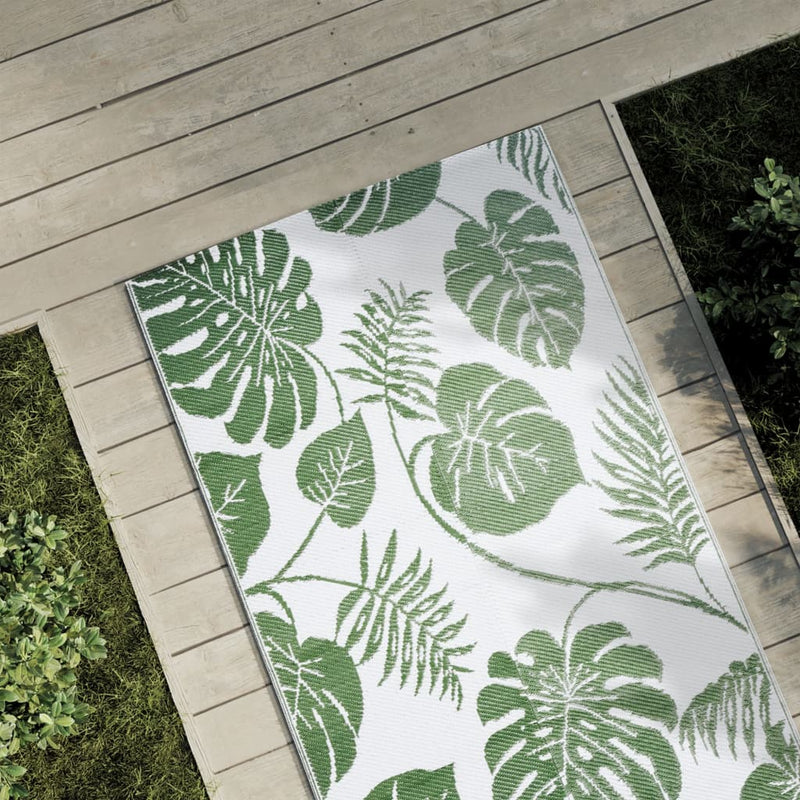 Afbeelding laden in galerijviewer, Vidaxl buitenkleed arakil 80x150 cm polypropeen groen