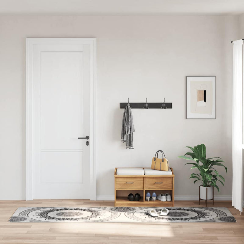 Afbeelding laden in galerijviewer, Vidaxl vloerkleed wasbaar anti-slip 80x300 cm meerkleurig