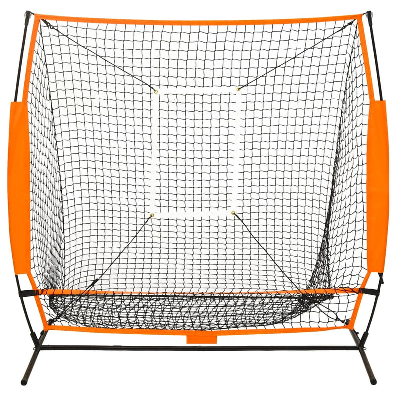 Afbeelding laden in galerijviewer, Vidaxl honkbaltrainingsnet 174x76x158,5 cm zwart