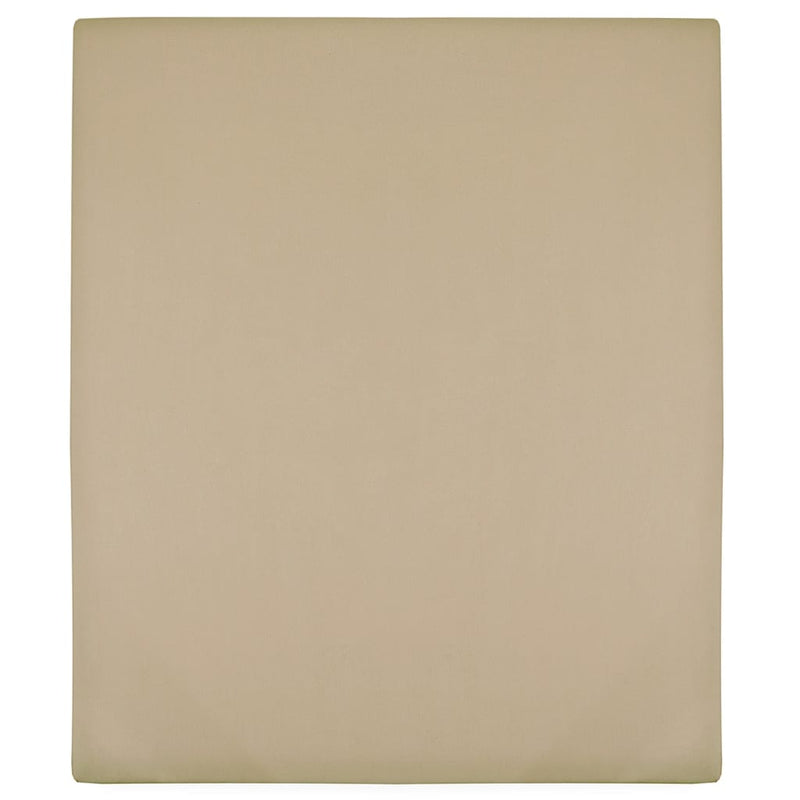 Afbeelding laden in galerijviewer, Vidaxl hoeslaken jersey 140x200 cm katoen taupe