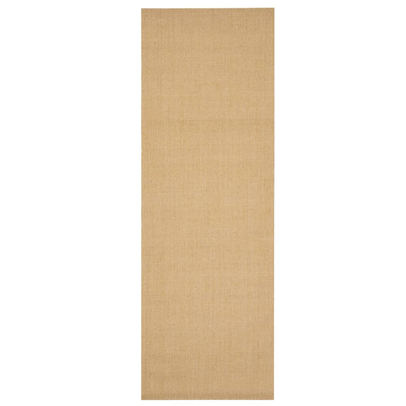 Afbeelding laden in galerijviewer, Vidaxl vloerkleed 66x200 cm natuurlijk sisal