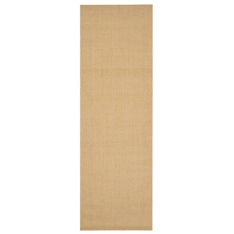Afbeelding laden in galerijviewer, Vidaxl vloerkleed 80x250 cm natuurlijk sisal