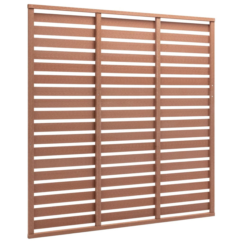 Afbeelding laden in galerijviewer, Vidaxl schuttingpaneel 180x180 cm hkc bruin
