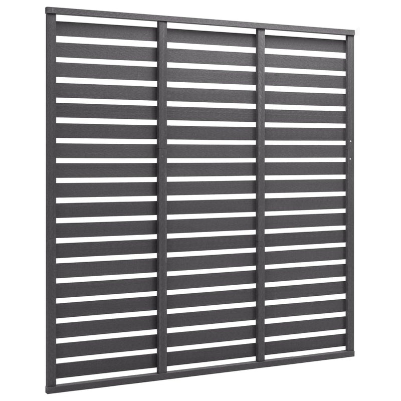 Afbeelding laden in galerijviewer, Vidaxl schuttingpaneel 180x180 cm hkc grijs