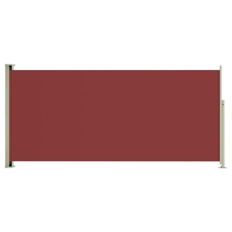 Afbeelding laden in galerijviewer, VidaXL Tuinscherm uittrekbaar 140x300 cm rood