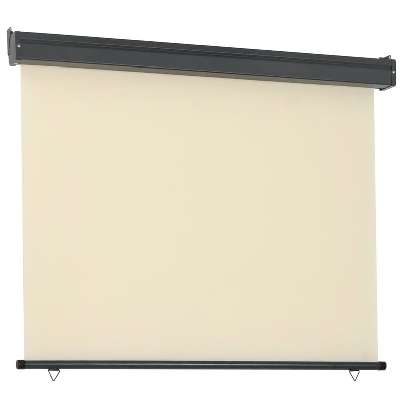 Afbeelding laden in galerijviewer, VidaXL Balkonscherm 122x250 cm crèmekleurig