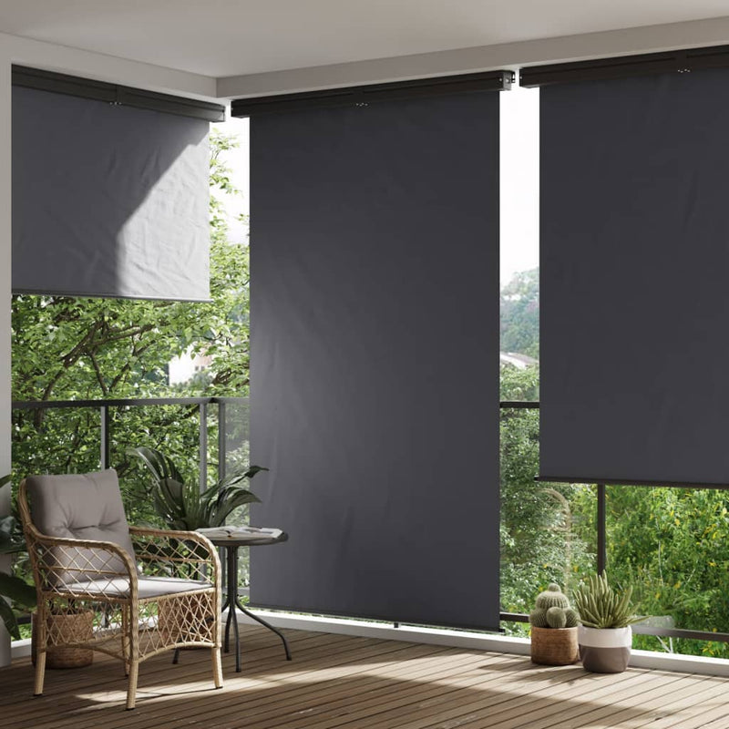Afbeelding laden in galerijviewer, VidaXL Balkonscherm 175x250 cm zwart