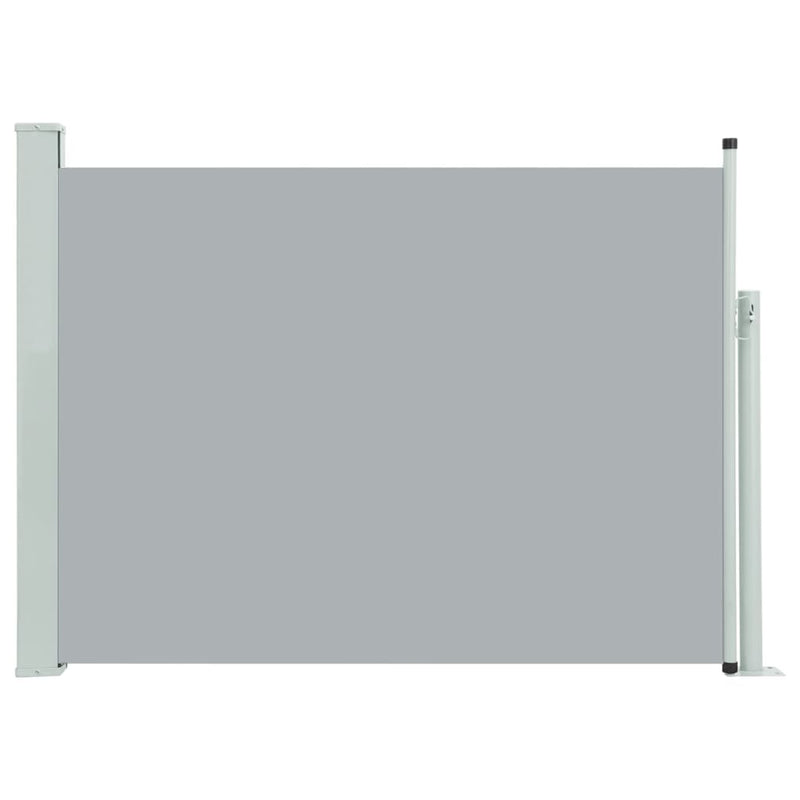 Afbeelding laden in galerijviewer, VidaXL Tuinscherm uittrekbaar 117x500 cm grijs