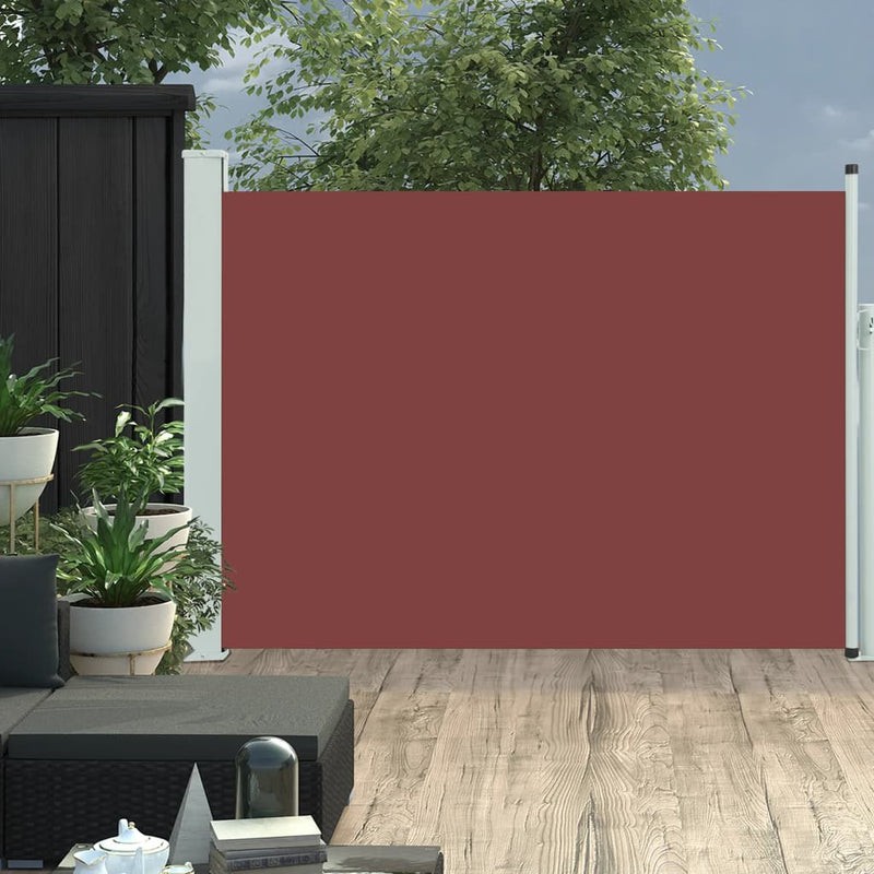 Afbeelding laden in galerijviewer, VidaXL Tuinscherm uittrekbaar 117x500 cm bruin