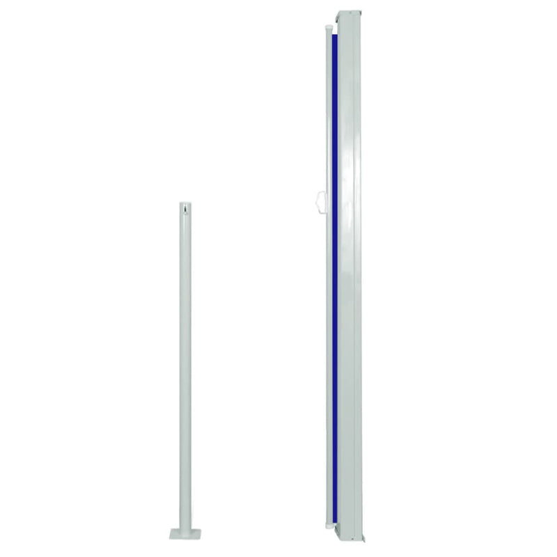 Afbeelding laden in galerijviewer, Vidaxl tuinscherm uittrekbaar 160x500 cm blauw