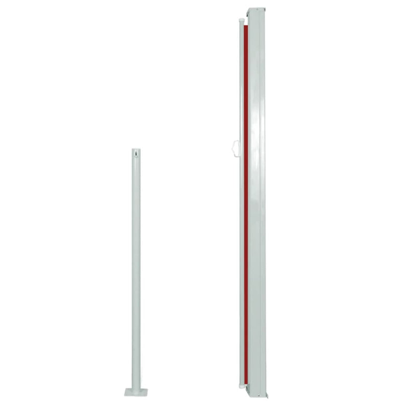 Afbeelding laden in galerijviewer, Vidaxl tuinscherm uittrekbaar 160x500 cm rood