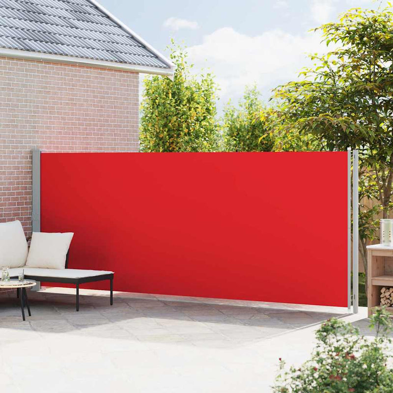 Afbeelding laden in galerijviewer, Vidaxl tuinscherm uittrekbaar 180x600 cm rood