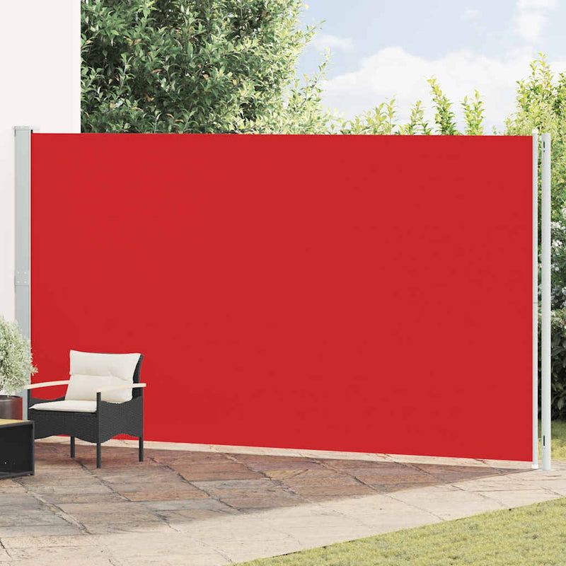 Afbeelding laden in galerijviewer, Vidaxl tuinscherm uittrekbaar 220x600 cm rood