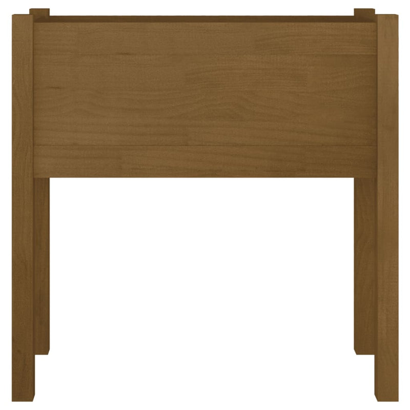 Afbeelding laden in galerijviewer, Vidaxl plantenbak 70x31x70 cm massief grenenhout honingbruin
