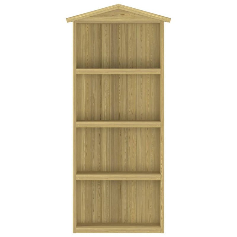 Afbeelding laden in galerijviewer, VidaXL Tuinschuur 87x33x222 cm geïmpregneerd grenenhout