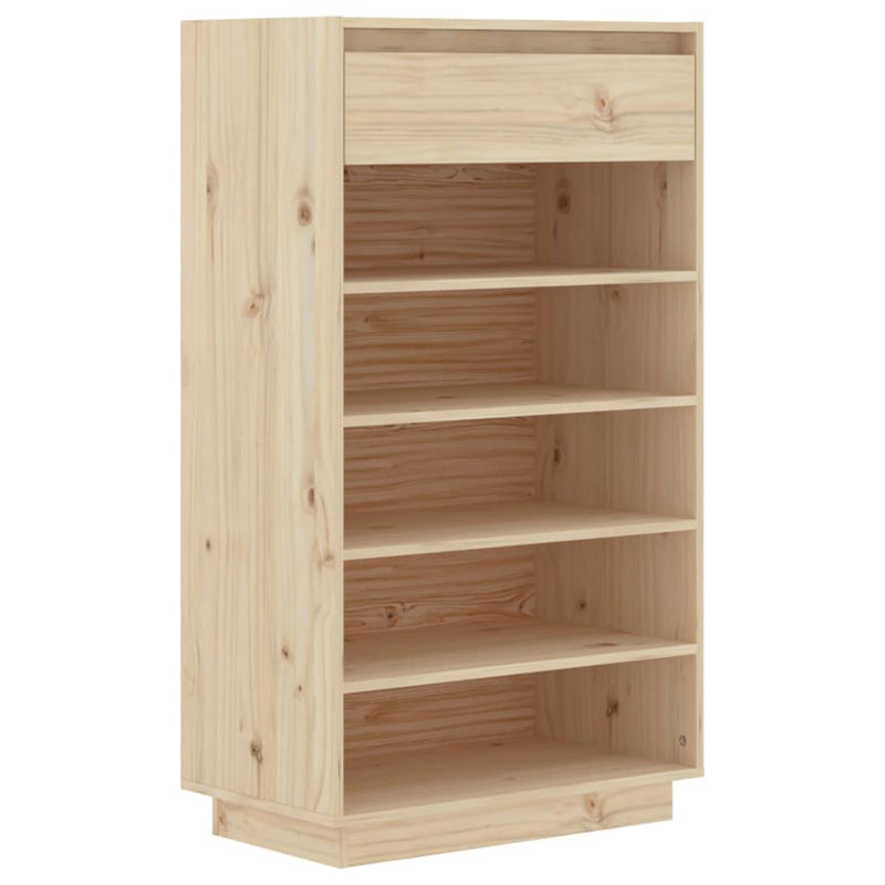 Afbeelding laden in galerijviewer, Vidaxl schoenenkast 60x34x105 cm massief grenenhout