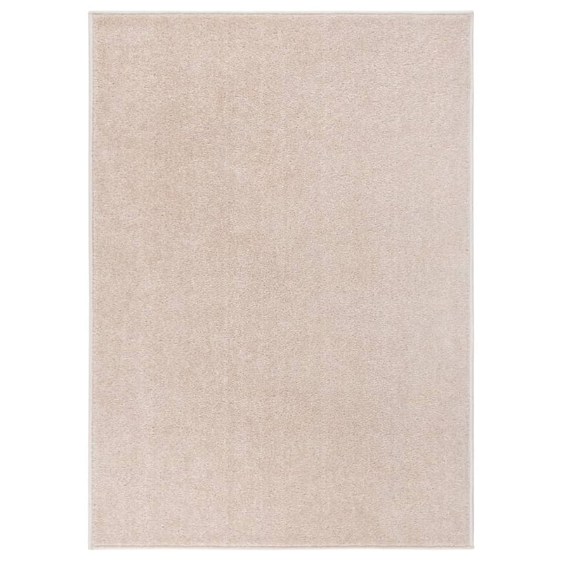 Afbeelding laden in galerijviewer, Vidaxl vloerkleed kortpolig 140x200 cm donkerbeige