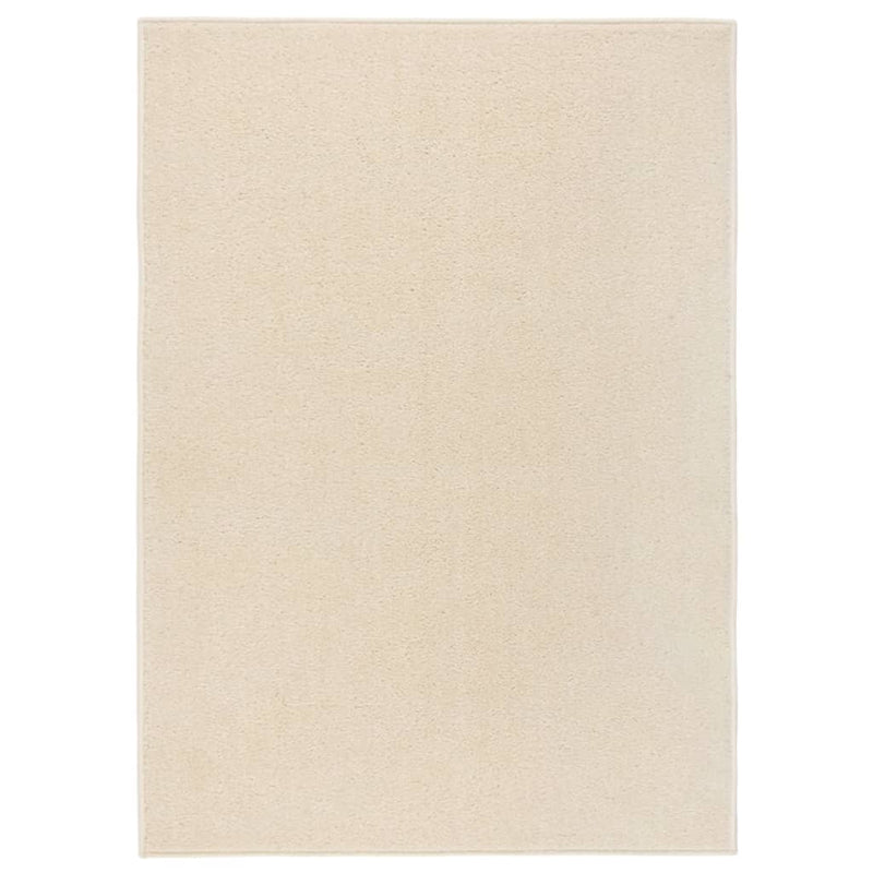 Afbeelding laden in galerijviewer, VidaXL Vloerkleed kortpolig 120x170 cm crèmekleurig