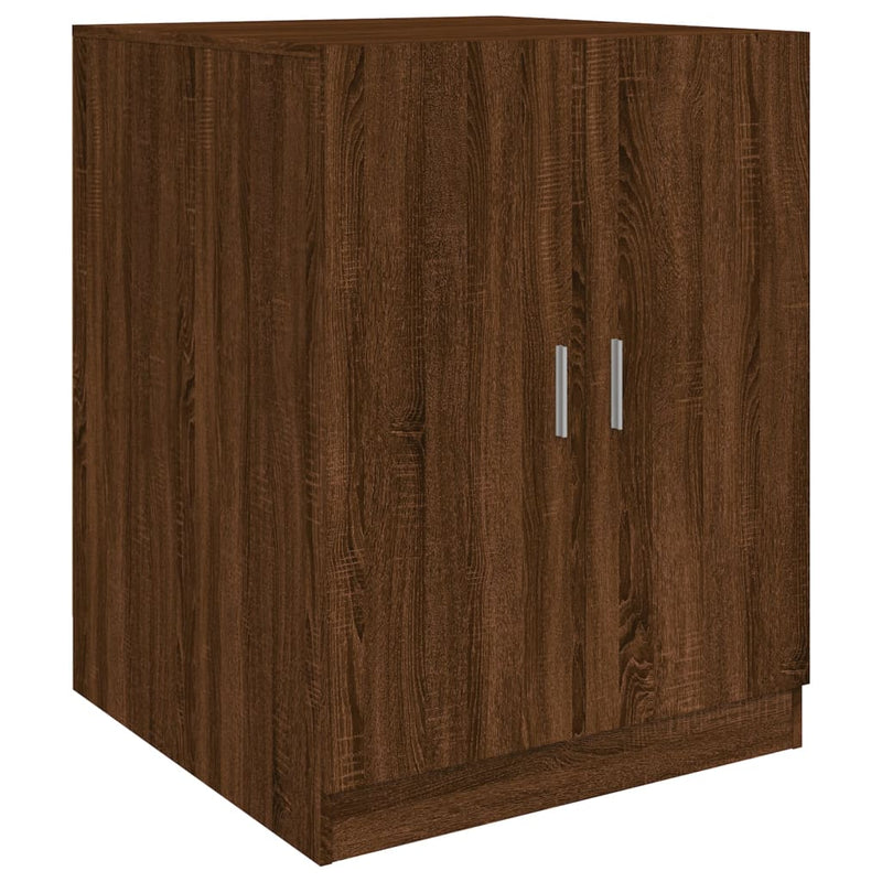 Afbeelding laden in galerijviewer, VidaXL Wasmachinekast 71x71,5x91,5 cm bruin eikenkleur