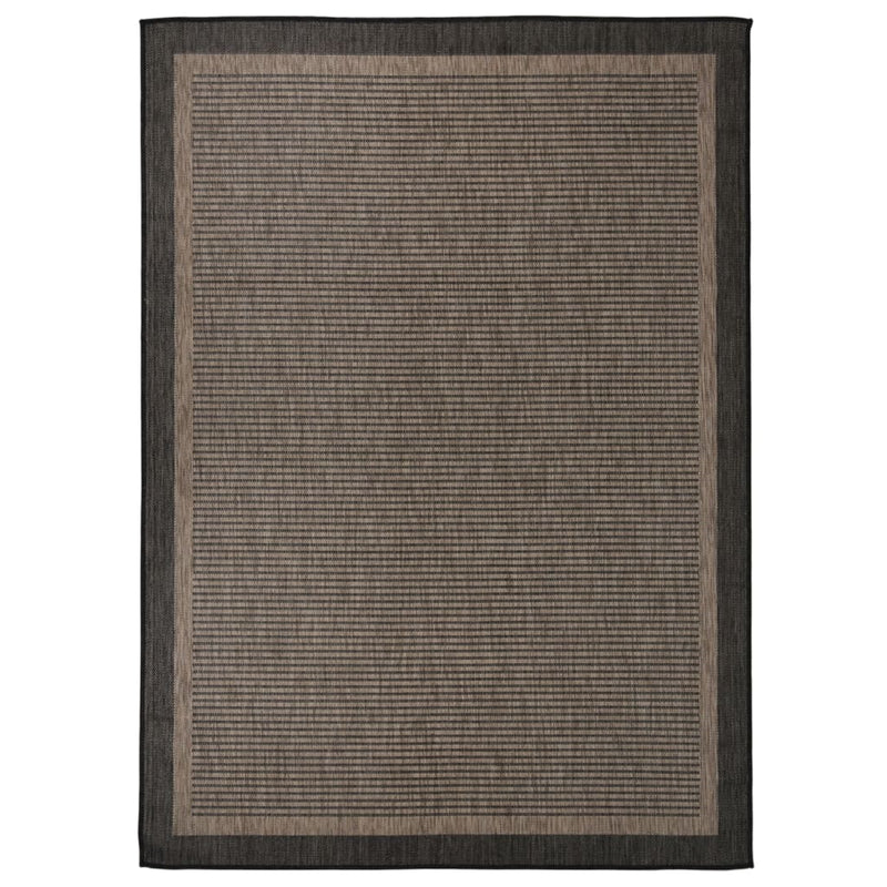 Afbeelding laden in galerijviewer, Vidaxl buitenkleed platgeweven 200x280 cm donkerbruin