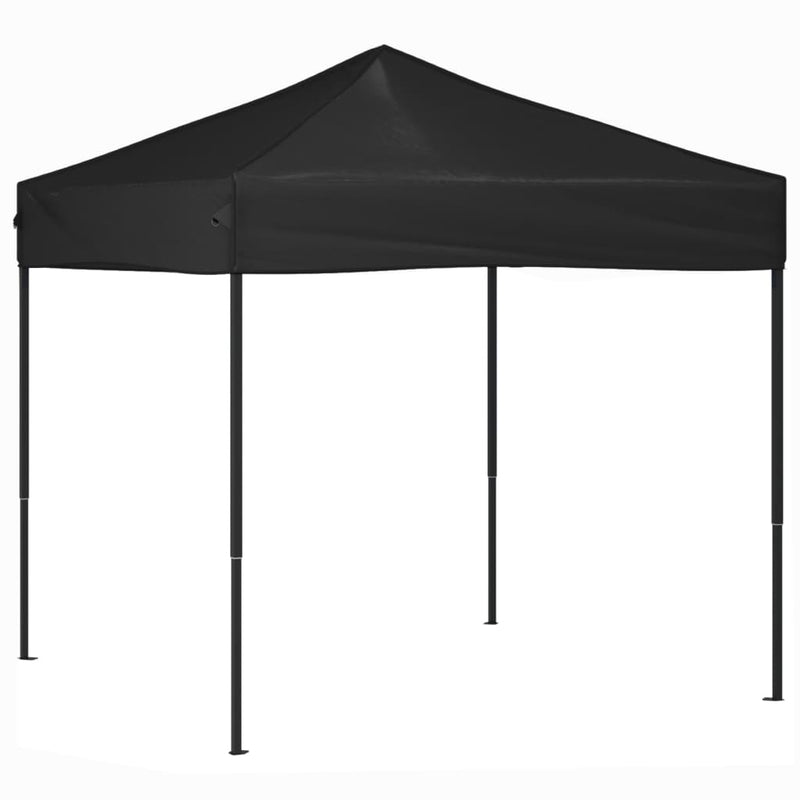 Afbeelding laden in galerijviewer, Vidaxl partytent inklapbaar 2x2 m zwart